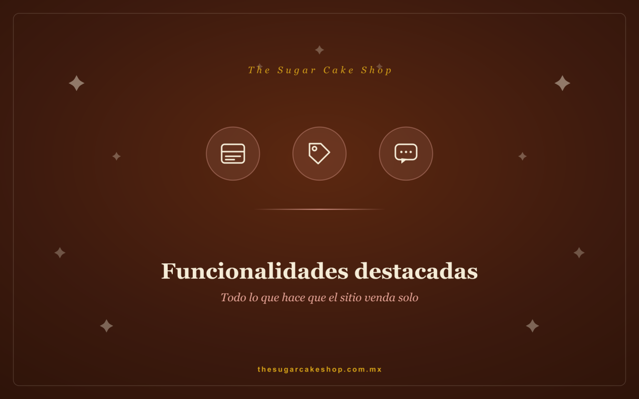 Funcionalidades destacadas — todo lo que lo hace vender