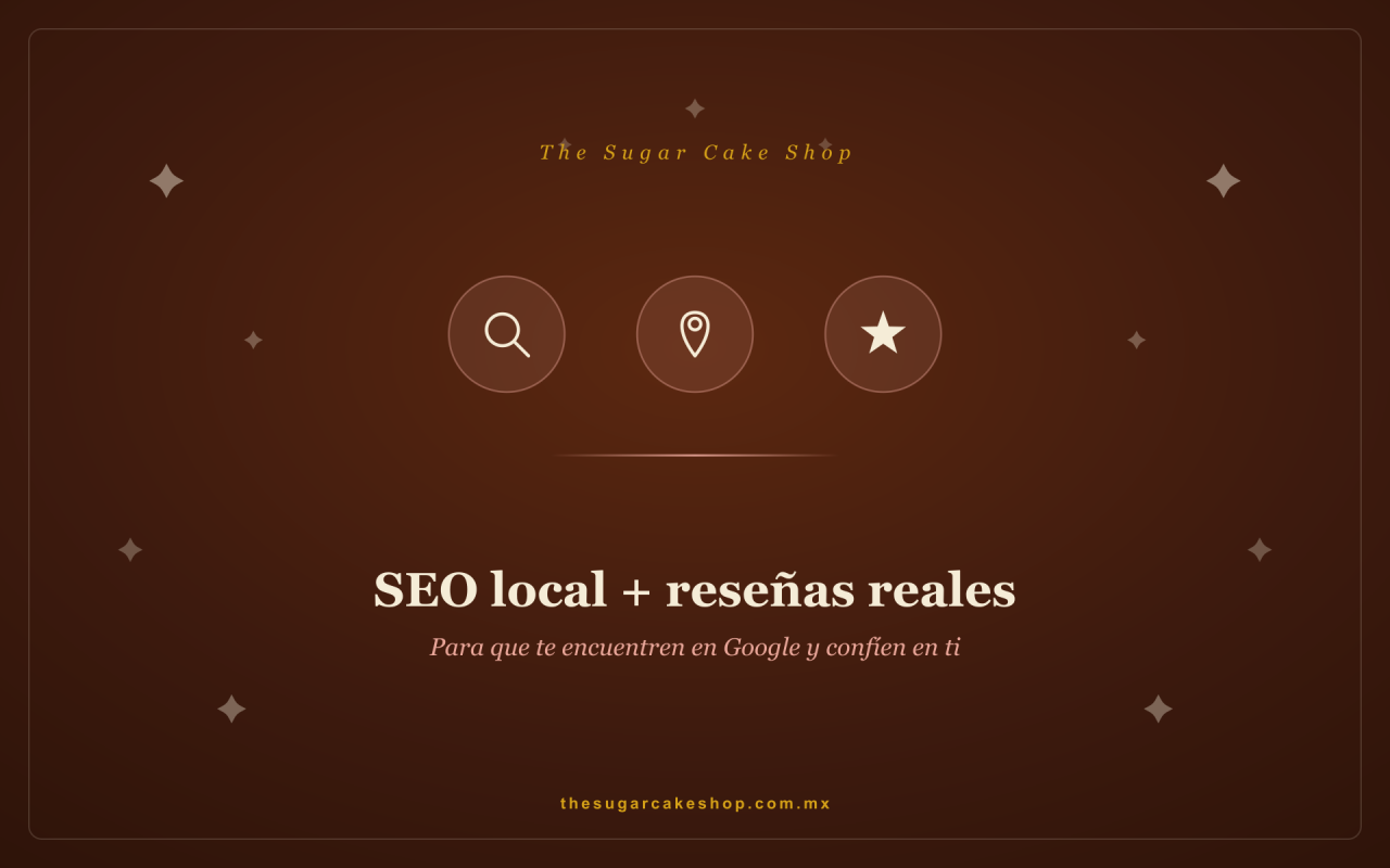 SEO local + reseñas — para que te encuentren y confíen