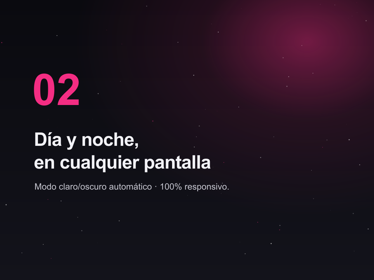 Día y noche, en cualquier pantalla