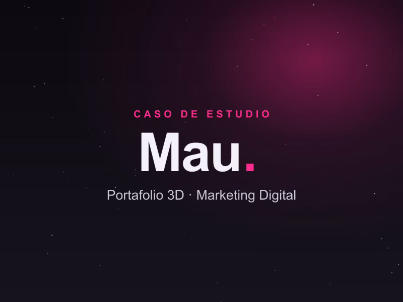 Portafolio inmersivo 3D con motor reutilizable